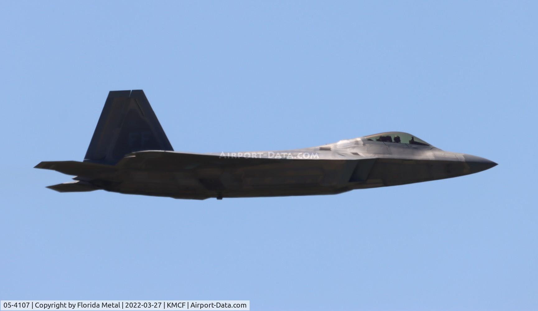 05-4107, 2005 Lockheed Martin F-22A Raptor C/N 645-4107, F-22A zx