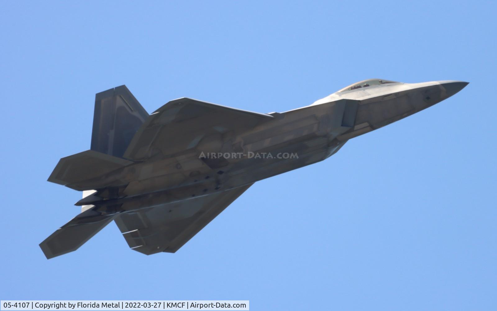 05-4107, 2005 Lockheed Martin F-22A Raptor C/N 645-4107, F-22A zx