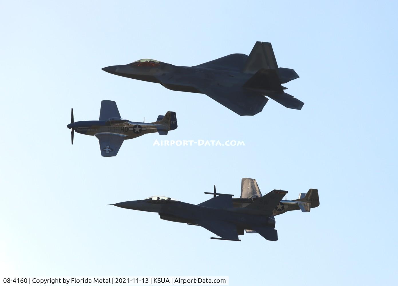 08-4160, 2008 Lockheed Martin F-22A Raptor C/N 4160, 4 ship heritage flight zx