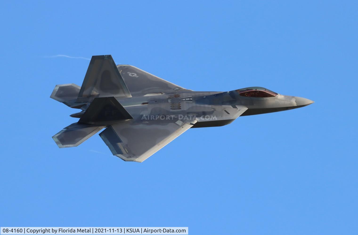 08-4160, 2008 Lockheed Martin F-22A Raptor C/N 4160, Stuart 2021