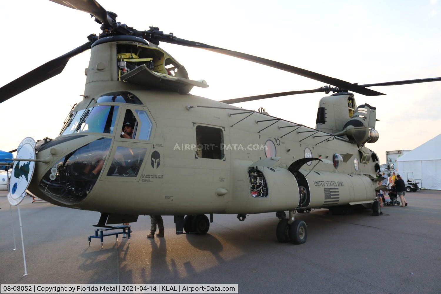 08-08052, 1987 Boeing CH-47F Chinook C/N M8052, Sun N Fun 2021 LAL
