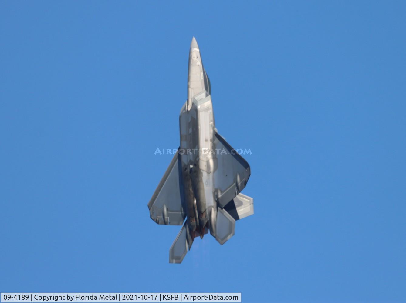 09-4189, 2009 Lockheed Martin F-22A Raptor C/N 645-4189, SFB 2021