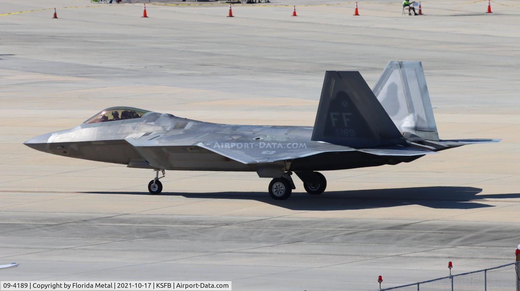 09-4189, 2009 Lockheed Martin F-22A Raptor C/N 645-4189, SFB 2021