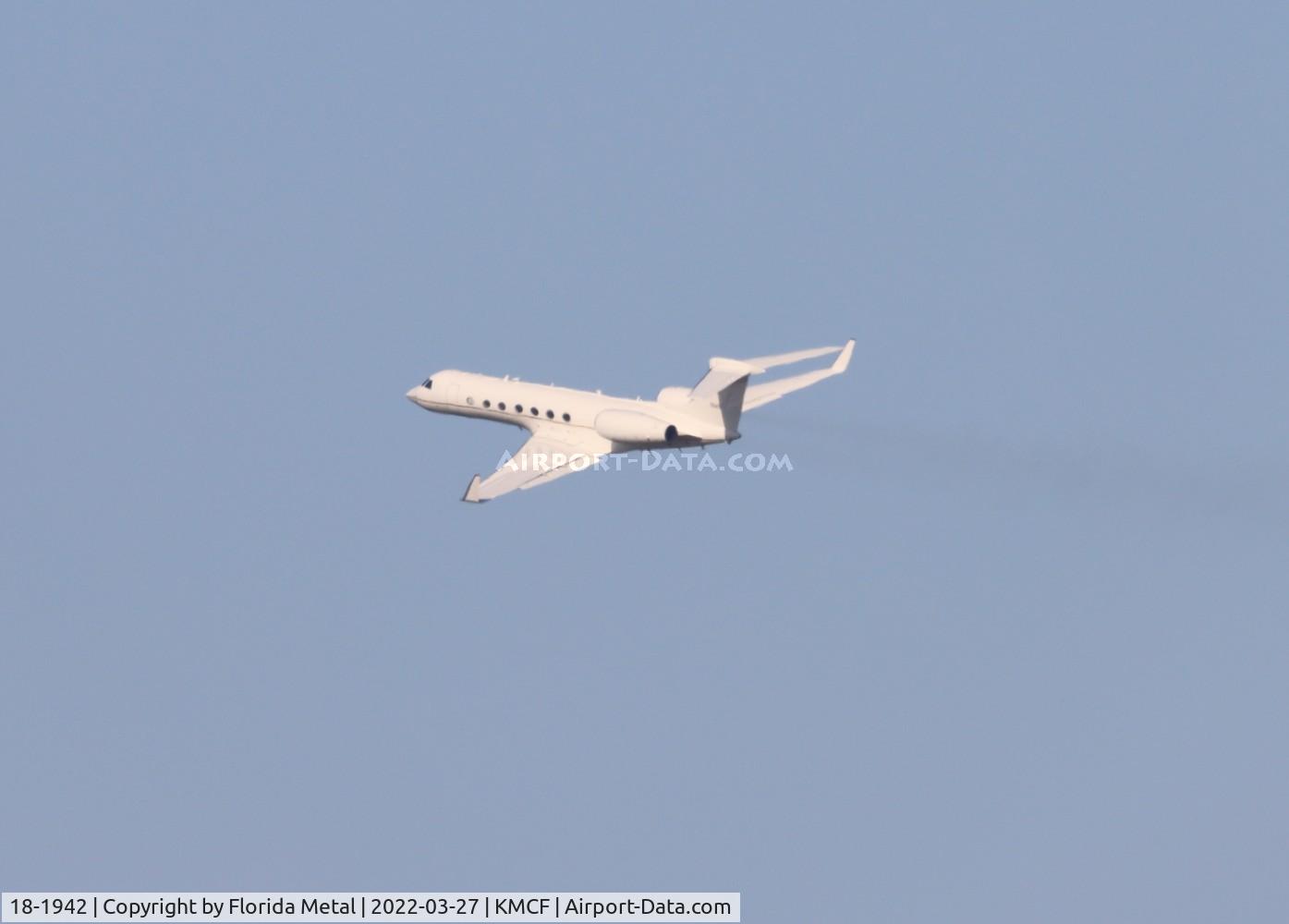 18-1942, 2018 Gulfstream Aerospace C-37B Gulfstream 550 C/N 5586, C-37B zx