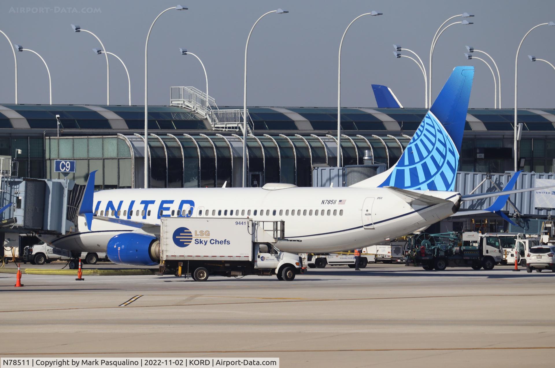 N78511, 2008 Boeing 737-824 C/N 33459, Boeing 737-824