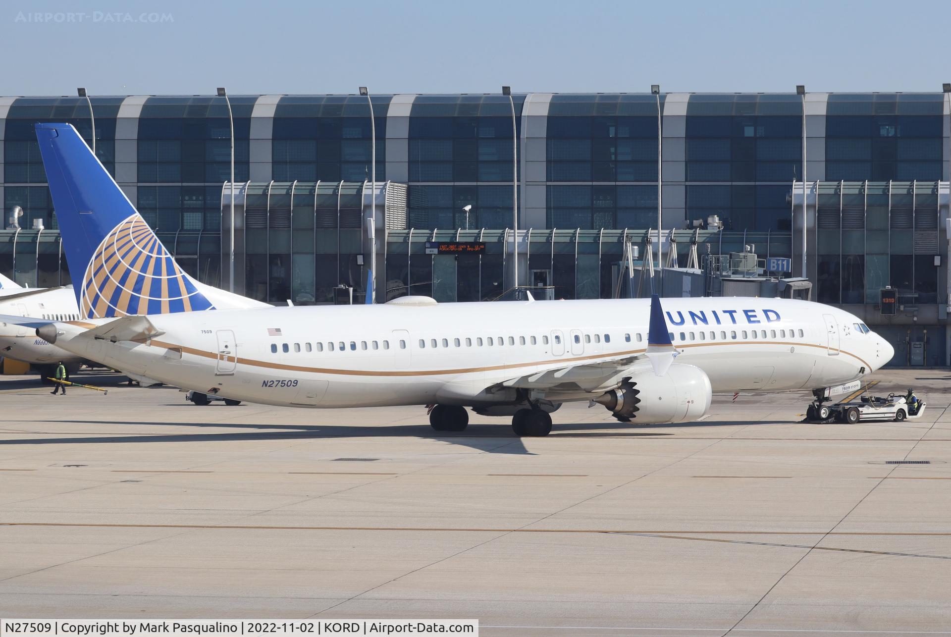 N27509, 2018 Boeing 737-9 MAX C/N 43443, Boeing 737-9 MAX