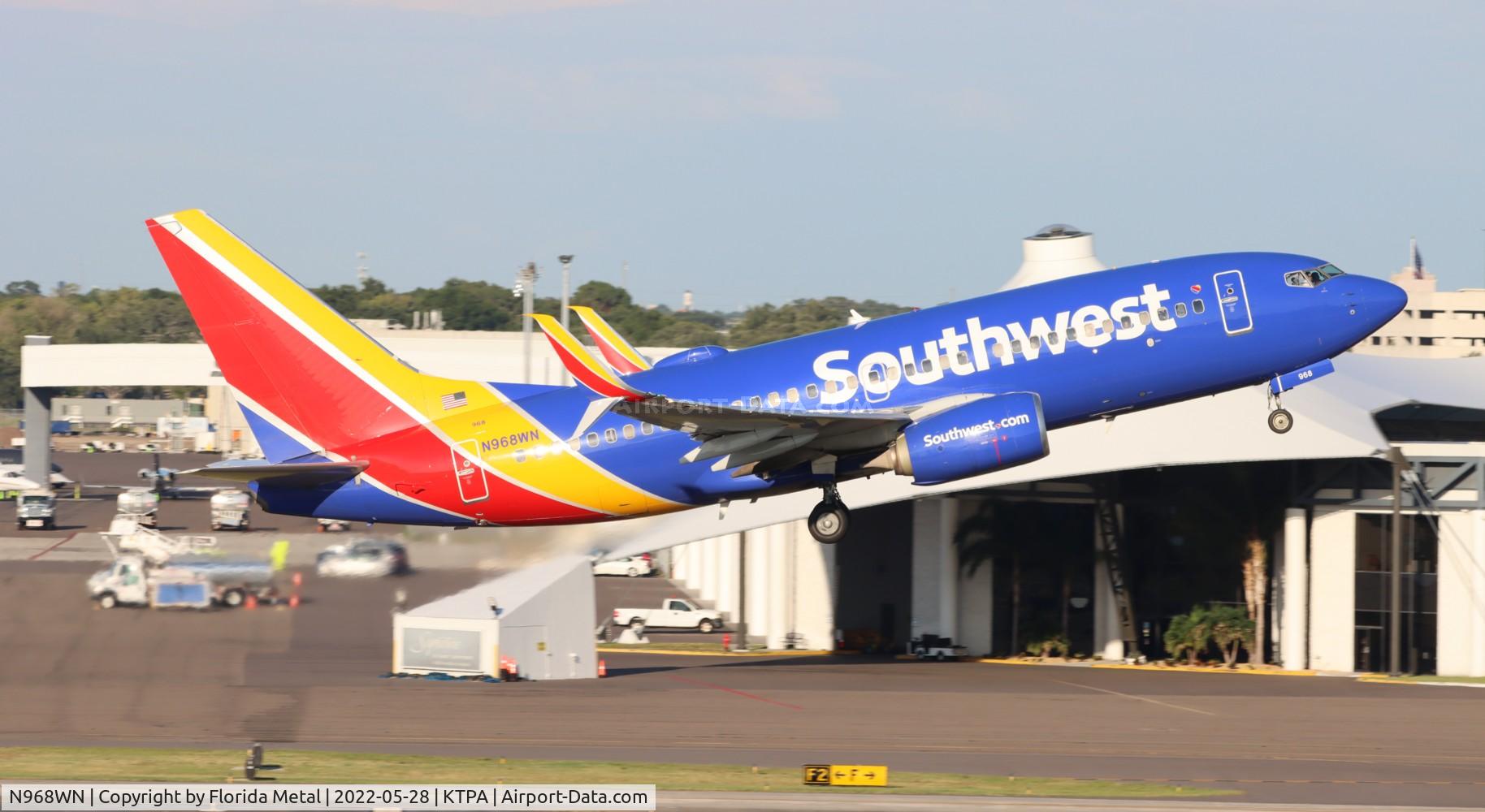 N968WN, 2011 Boeing 737-7H4 C/N 36679, TPA 2022