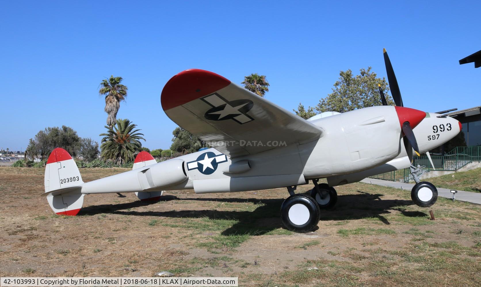 42-103993, Lockheed P-38 Lightning Replica C/N None, P-38 zx
