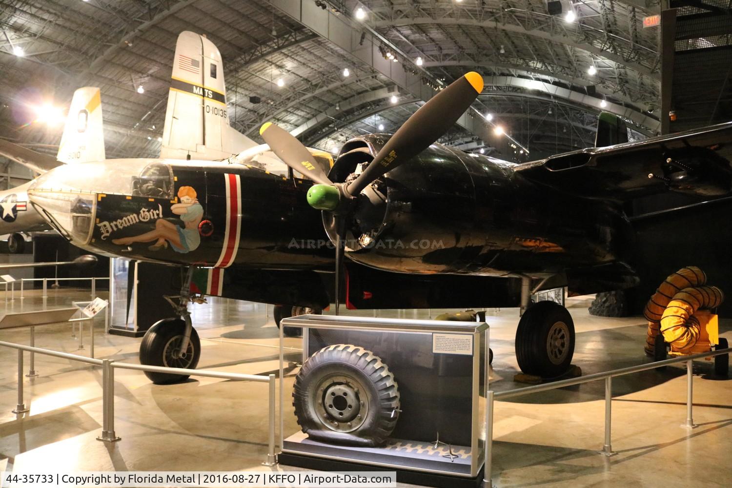 44-35733, 1944 Douglas A-26C Invader C/N 29012, USAF Museum 2016
