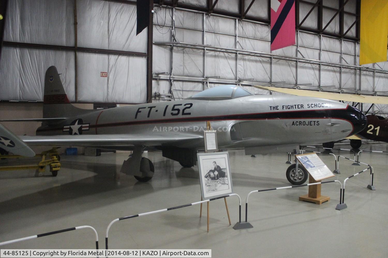 44-85125, 1945 Lockheed P-80A-1-LO Shooting Star C/N 080-1148, F-80 zx
