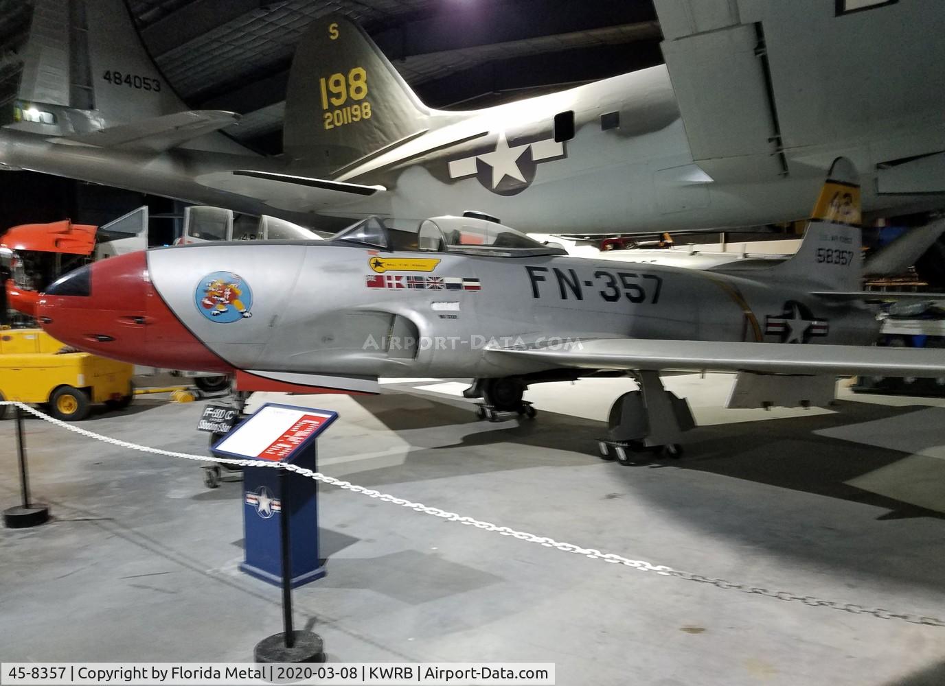 45-8357, 1945 Lockheed F-80C-11-LO Shooting Star C/N 080-1571, F-80 zx