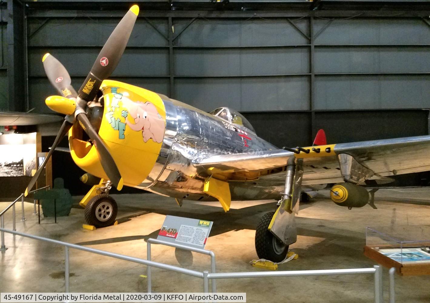 45-49167, 1942 Republic P-47D-15-RA Thunderbolt C/N 399-55706, museum P-47 zx