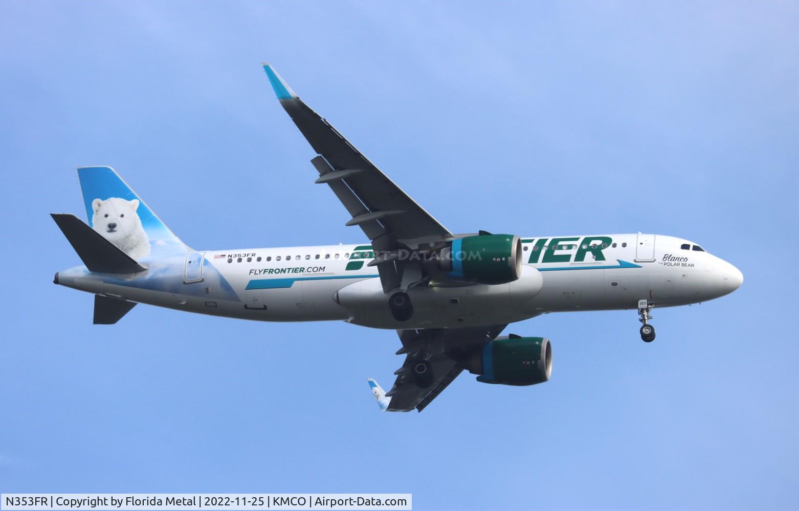 N353FR, 2019 Airbus A320-251N C/N 8977, MCO 2022