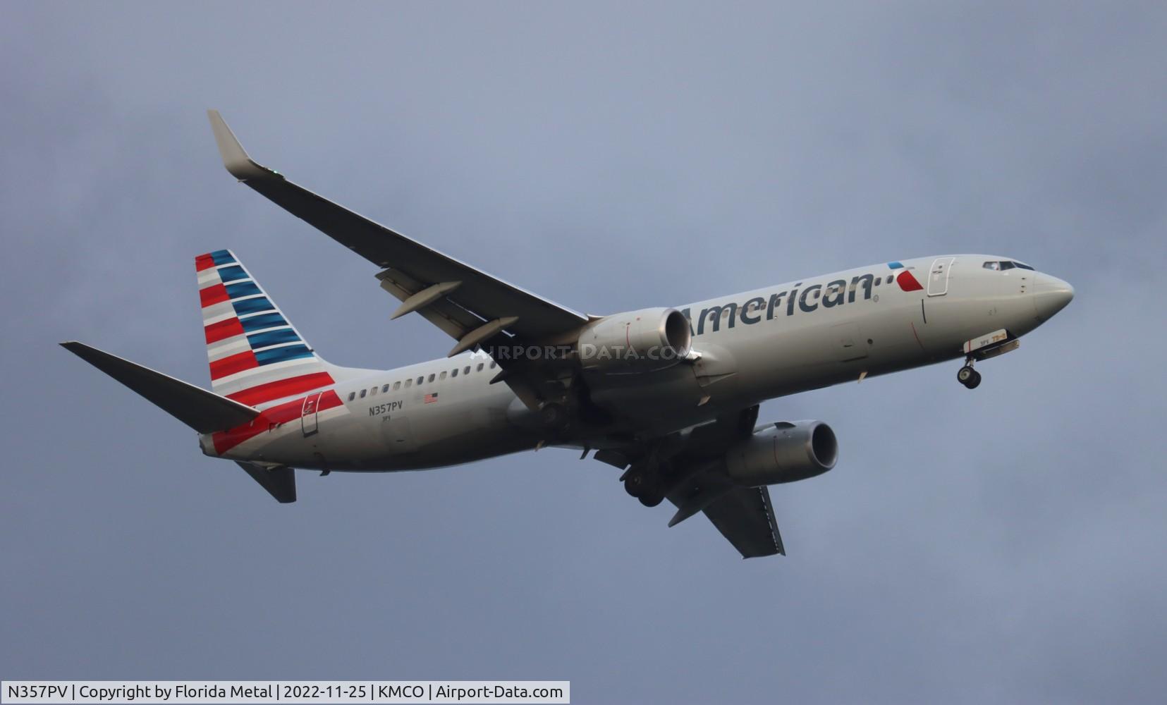 N357PV, 2017 Boeing 737-823 C/N 31277, MCO 2022