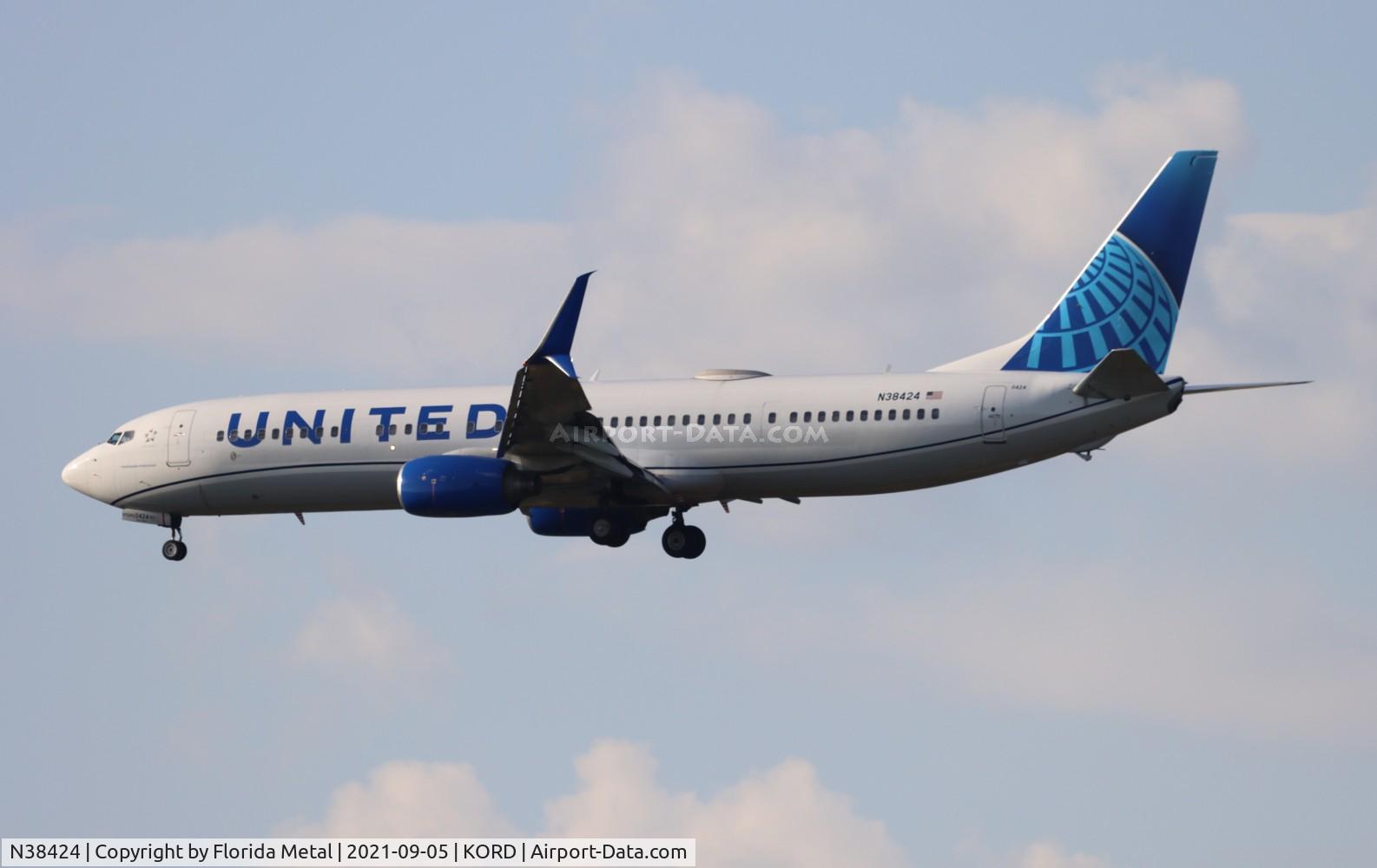 N38424, 2008 Boeing 737-924/ER C/N 37095, ORD 2021