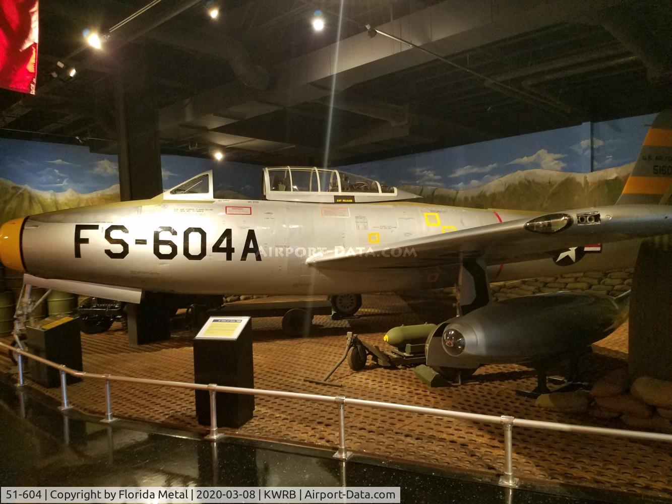 51-604, 1951 Republic F-84E Thunderjet C/N Not found 51-604, F-84E zx