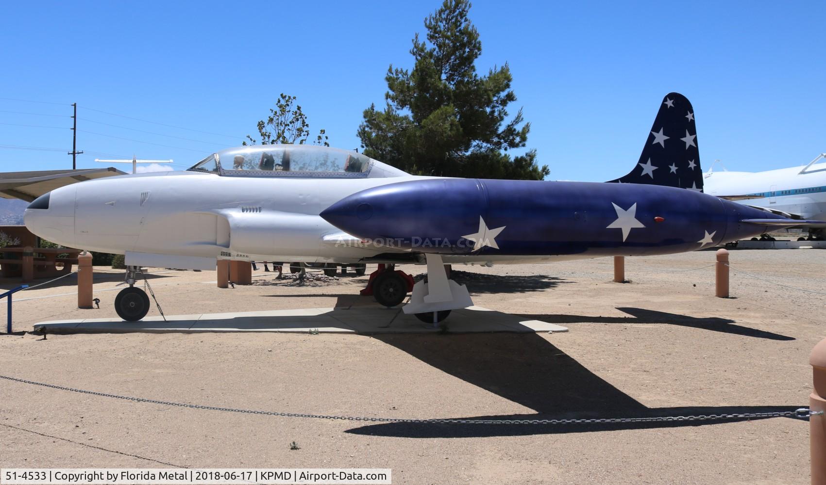 51-4533, 1951 Lockheed T-33A Shooting Star C/N 580-5828, T-33 zx