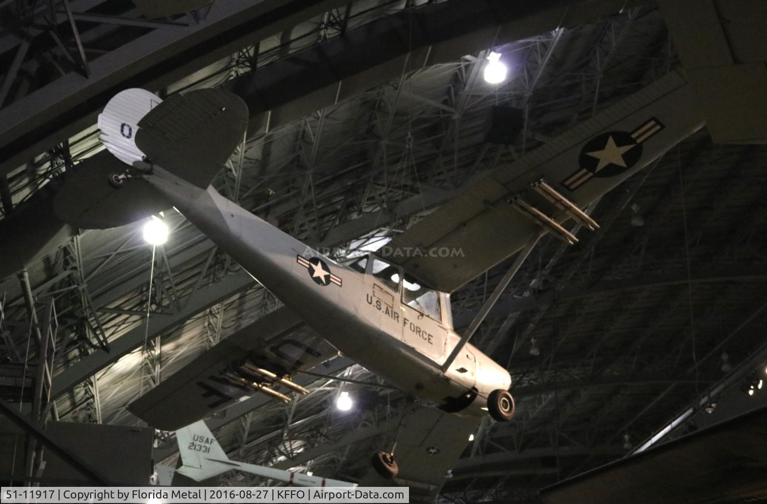 51-11917, 1951 Cessna O-1A Bird Dog C/N 22231, USAF Museum 2016