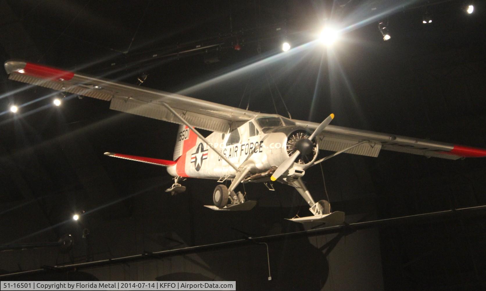 51-16501, 1951 De Havilland Canada U-6 Beaver C/N 277/1091, USAF Museum 2014