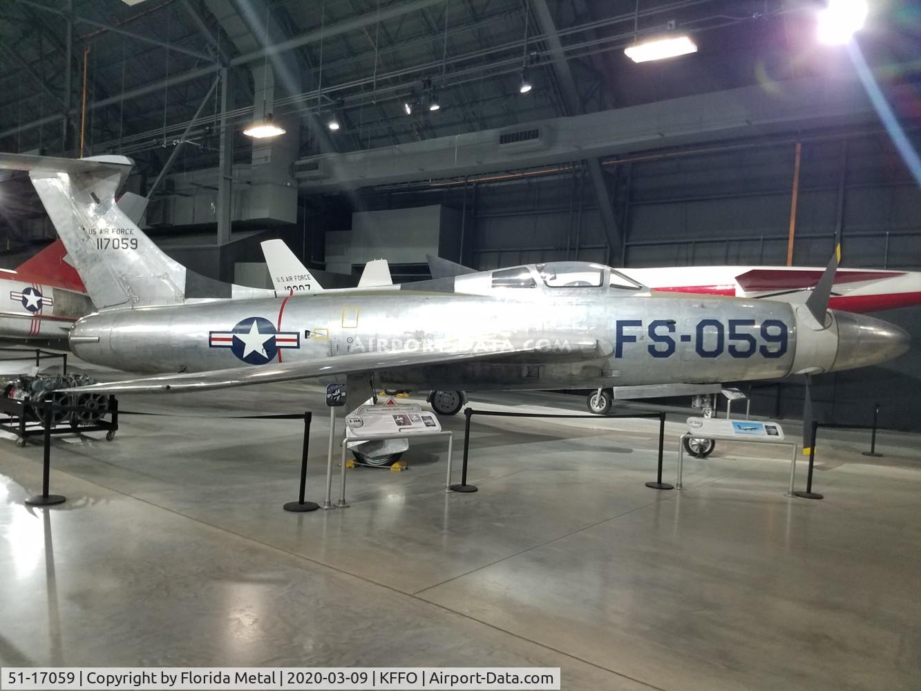 51-17059, 1955 Republic XF-84H Thunderstreak C/N 369, F-84H zx