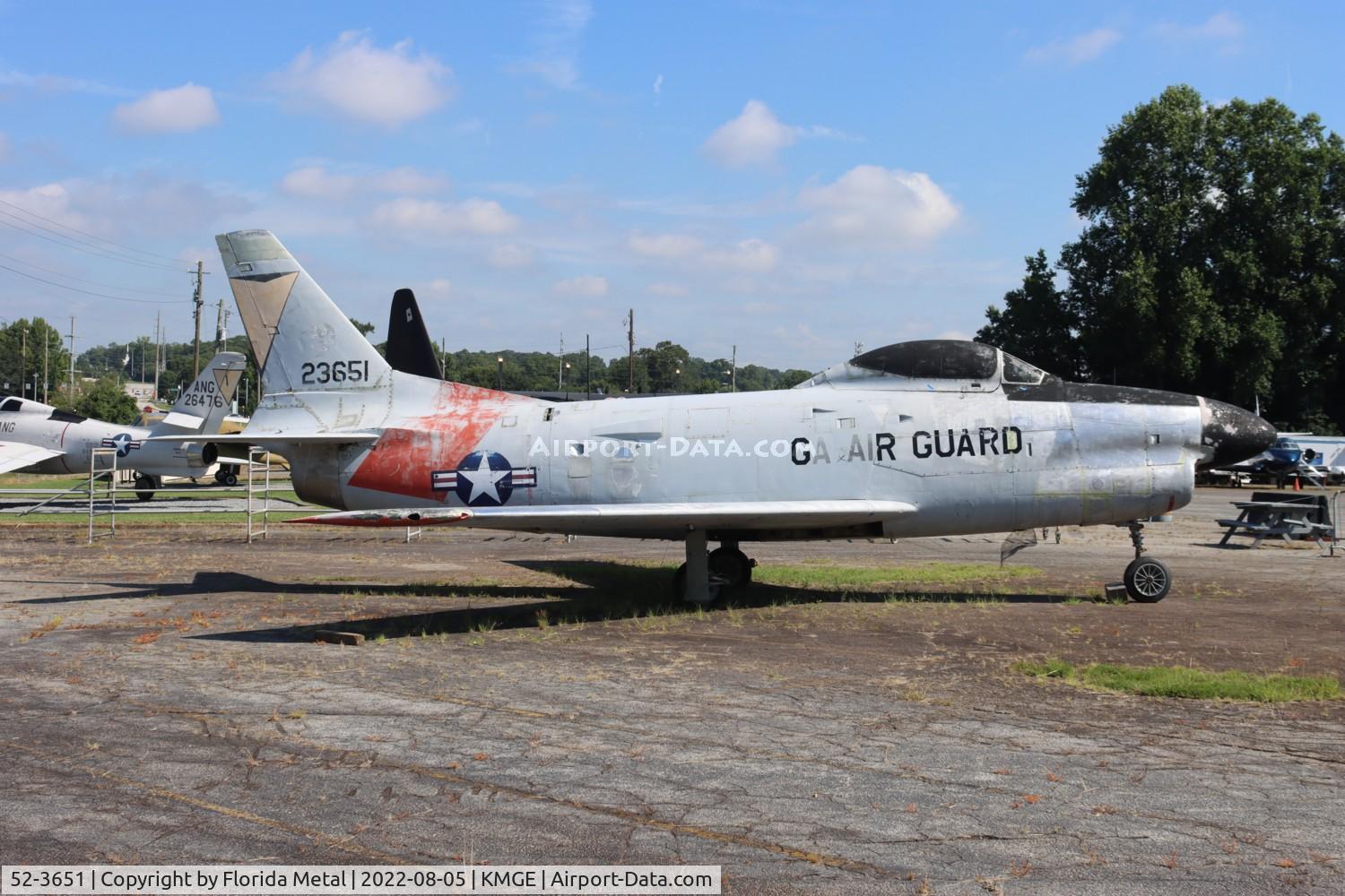 52-3651, 1952 North American F-86L Sabre C/N 190-54, F-86 zx