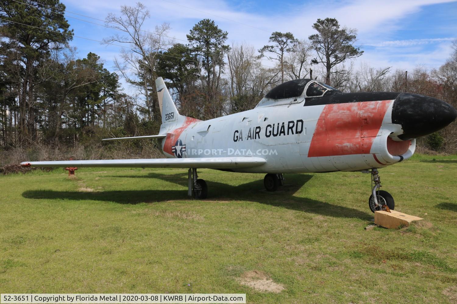 52-3651, 1952 North American F-86L Sabre C/N 190-54, F-86 zx