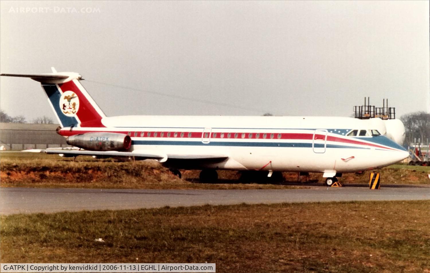 G-ATPK, 1966 BAC 111-301AG One-Eleven C/N BAC.034, At Lasham circa 1982.