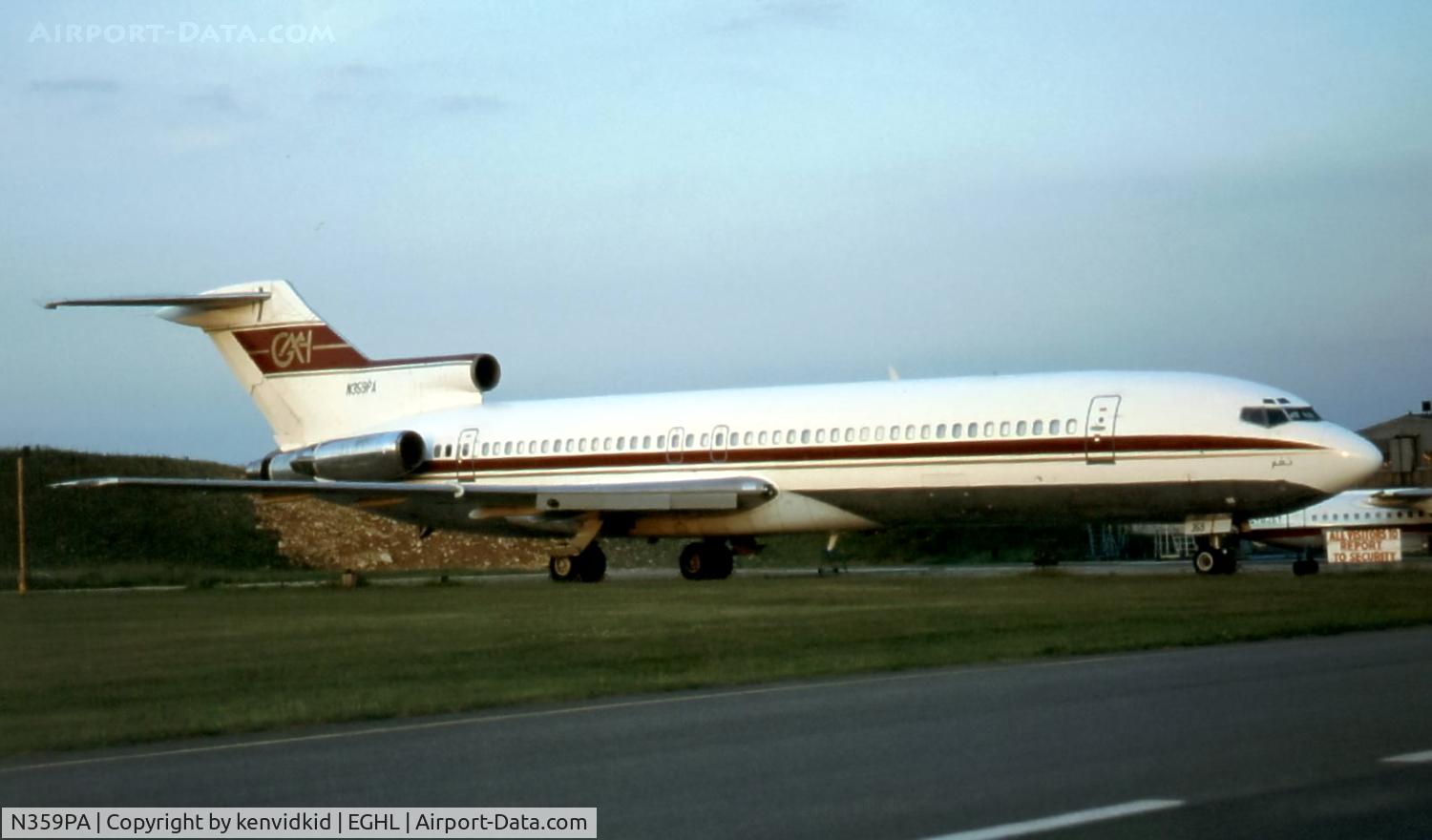 N359PA, 1974 Boeing 727-230 C/N 20789, At Lasham circa 1994