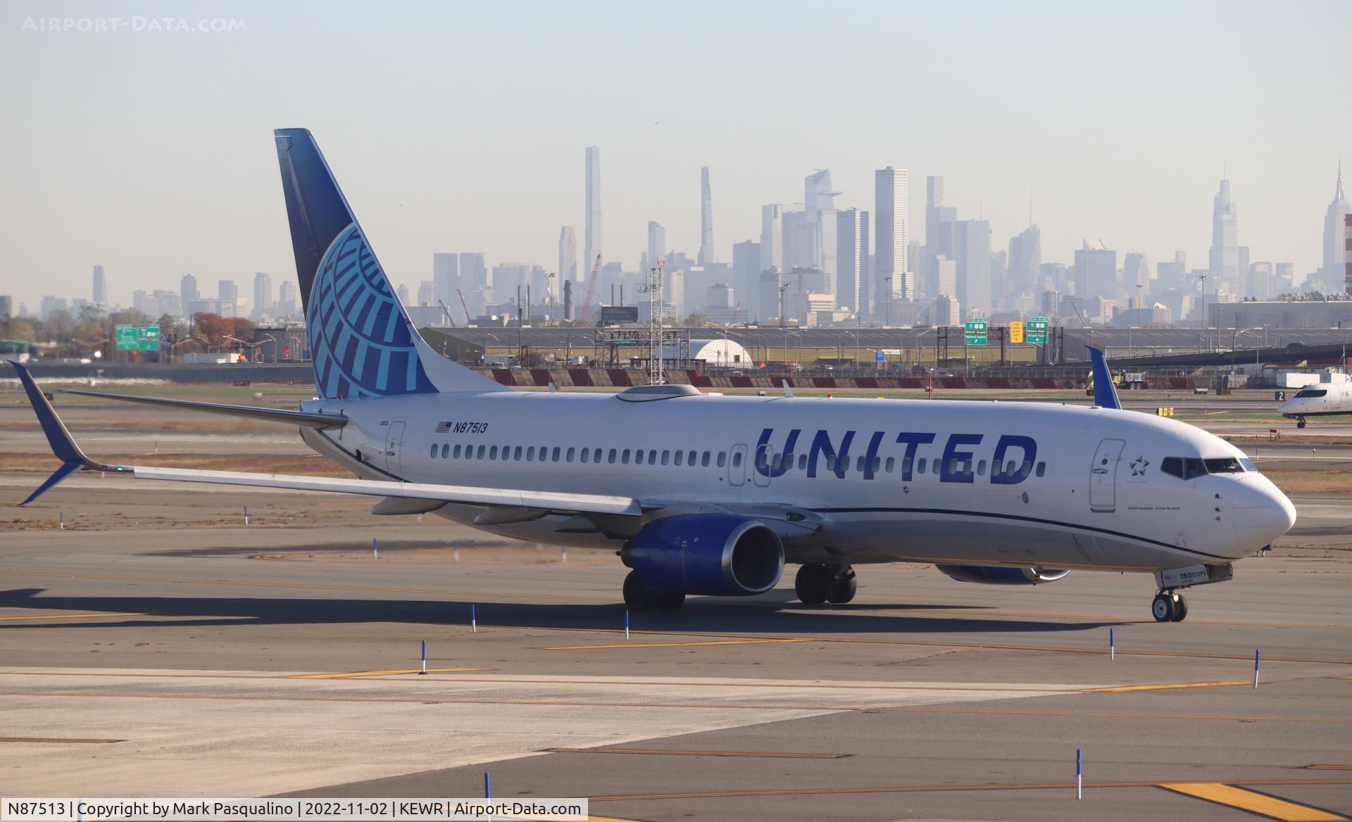 N87513, 2008 Boeing 737-824 C/N 31621, Boeing 737-824