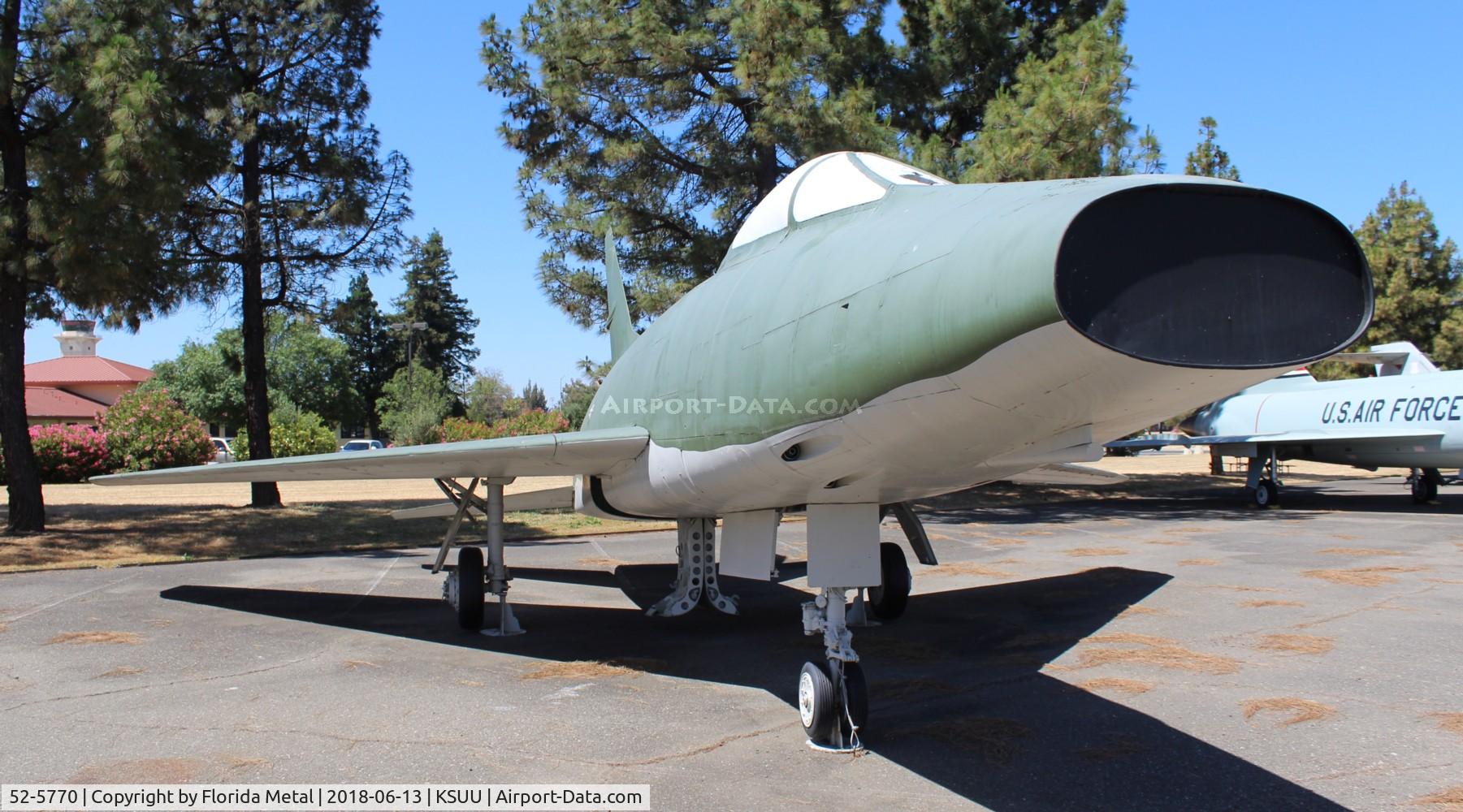 52-5770, North American F-100A Super Sabre C/N 192-15, F-100 zx