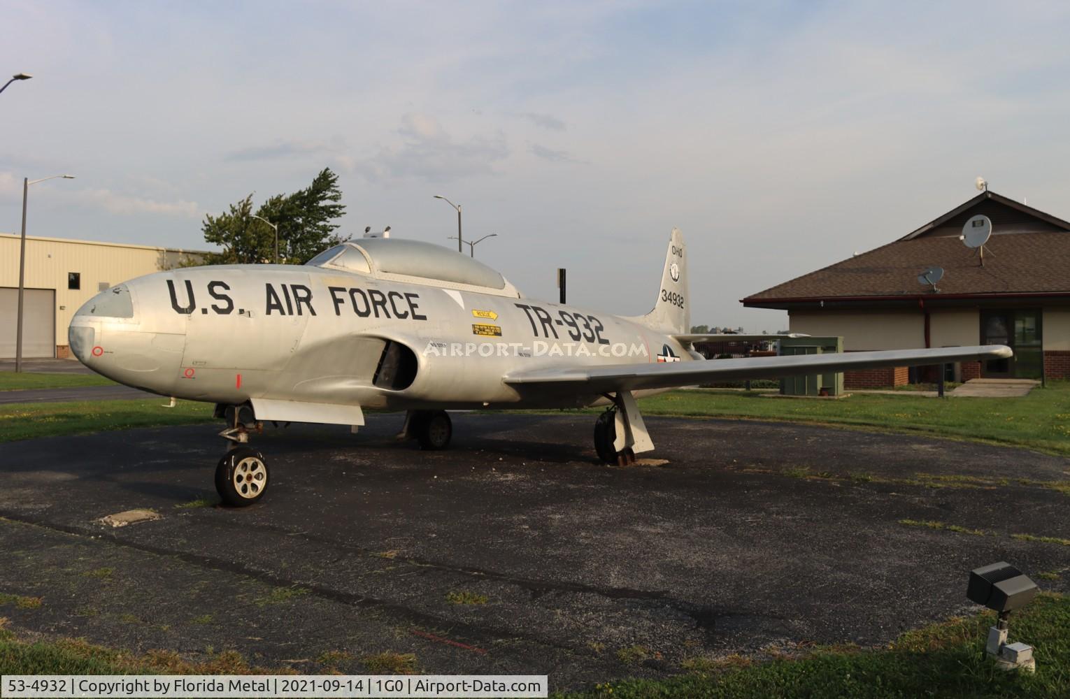 53-4932, 1953 Lockheed T-33A Shooting Star C/N 580-8271, T-33 zx