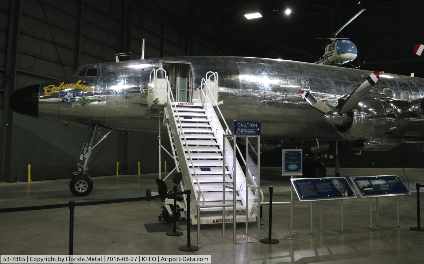 53-7885, 1953 Lockheed VC-121E Super Constellation C/N 4151, USAF Museum 2016