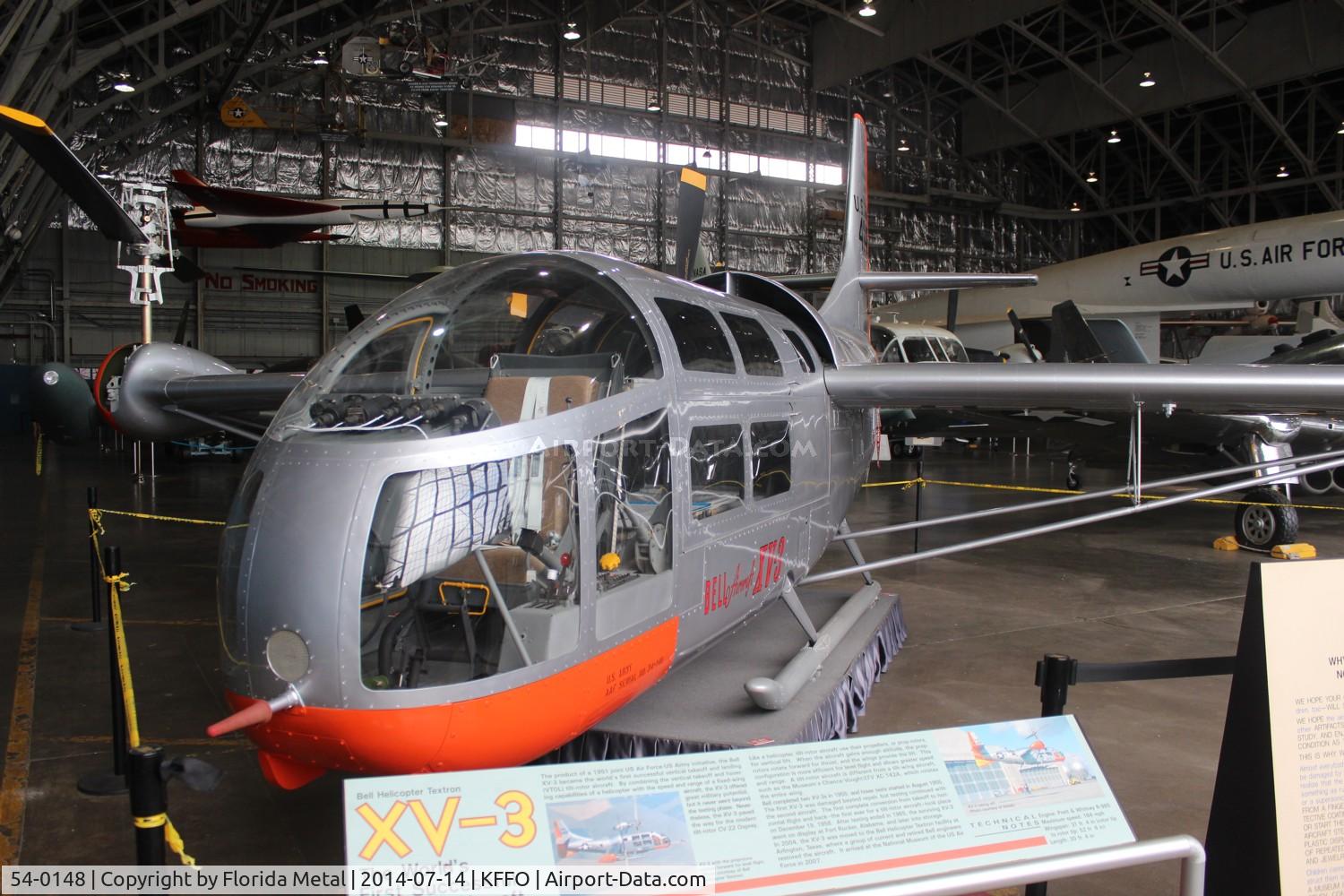 54-0148, 1954 Bell XV-3A C/N 2, USAF Museum 2014