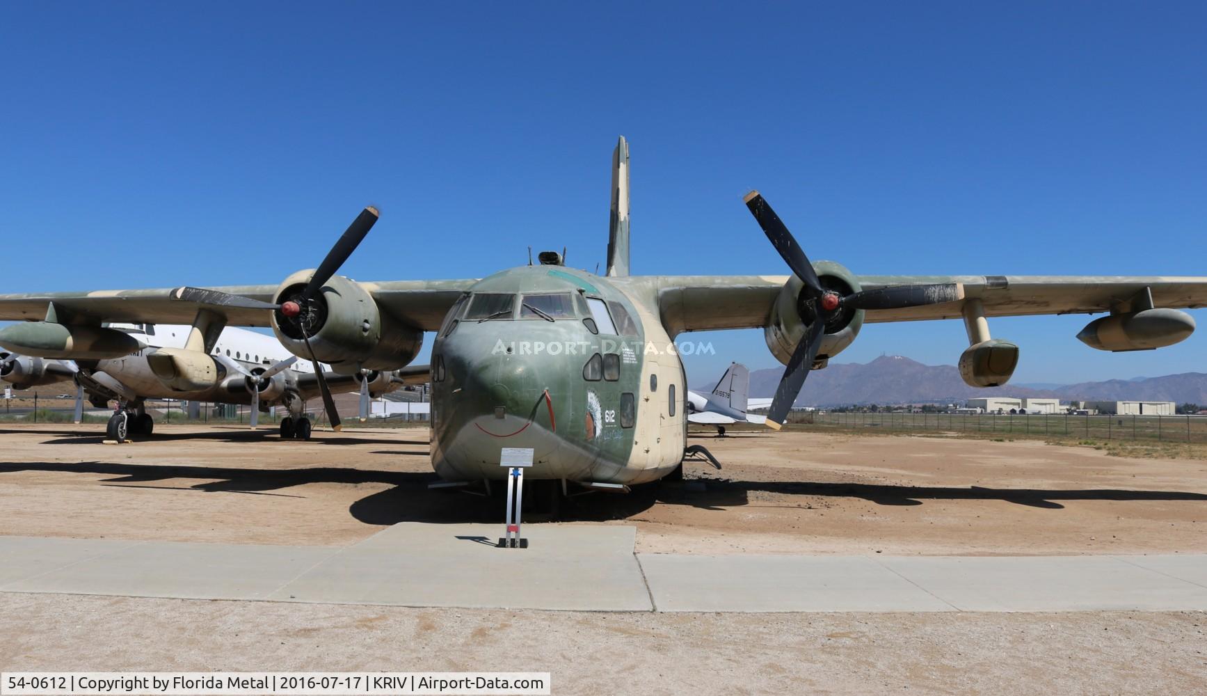 54-0612, 1955 Fairchild C-123K Provider C/N 20061, C-123 zx