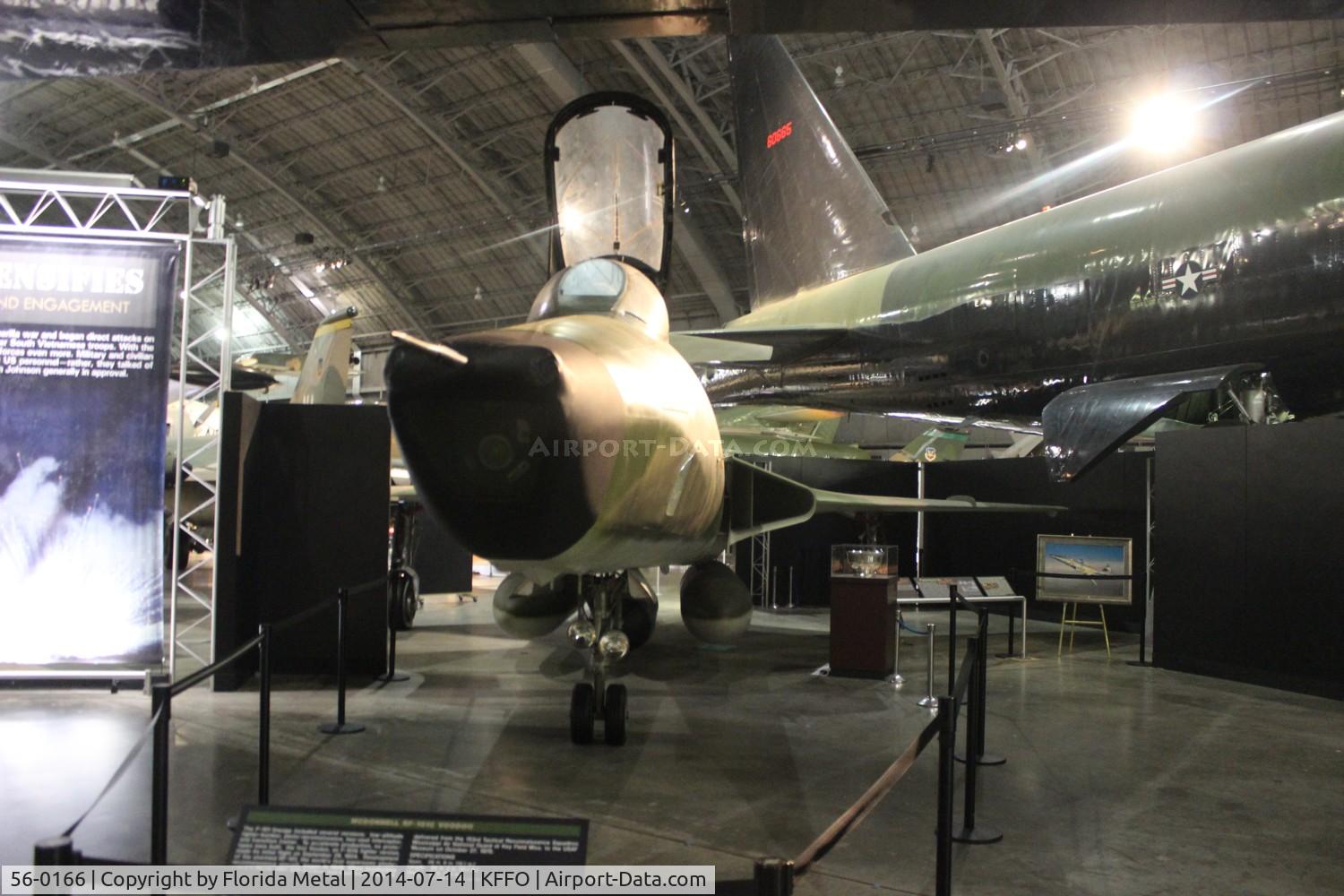 56-0166, 1956 McDonnell RF-101C Voodoo C/N 127, F-101 zx