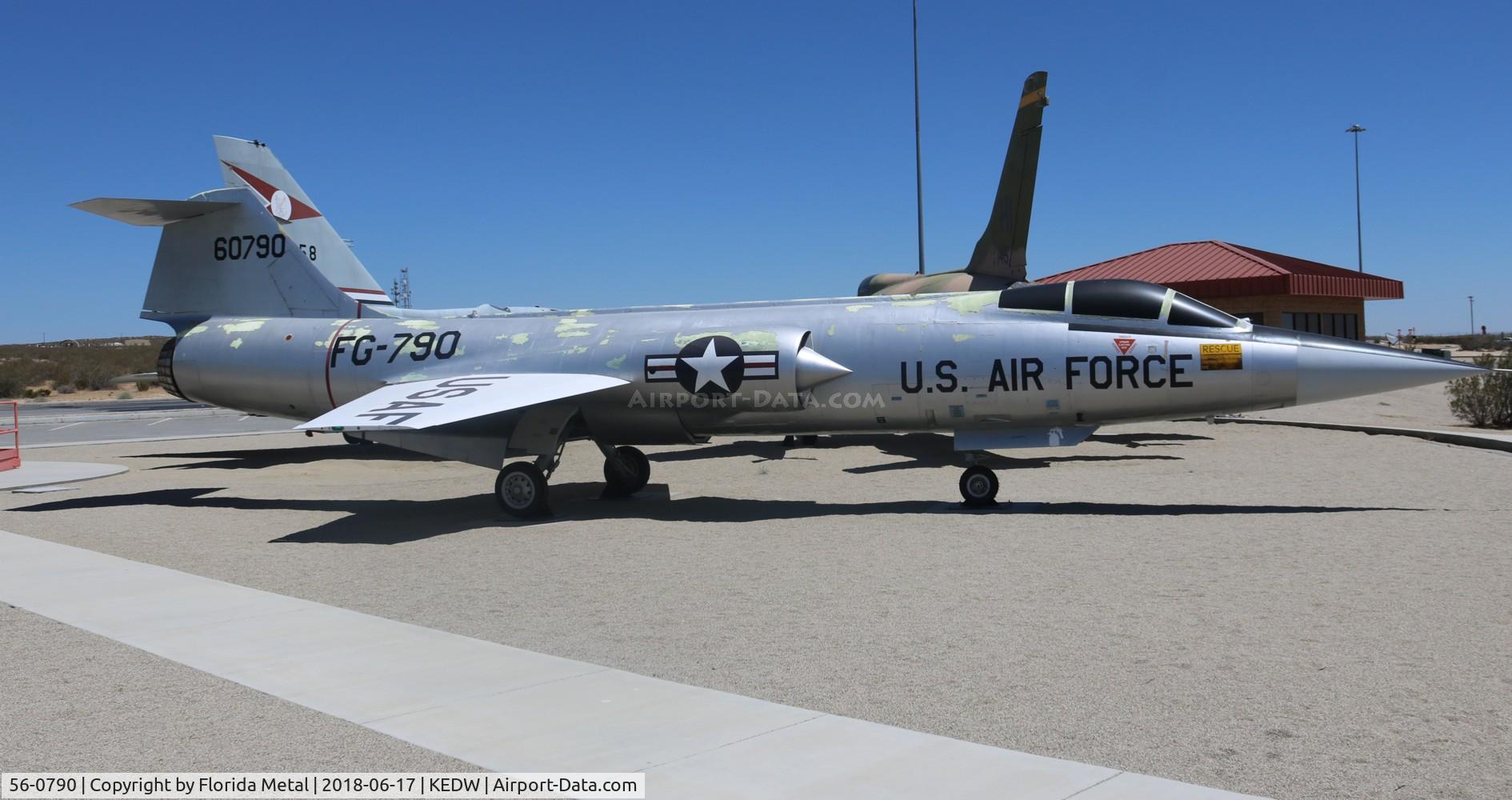 56-0790, Lockheed F-104A Starfighter C/N 187-1078, F-104 zx
