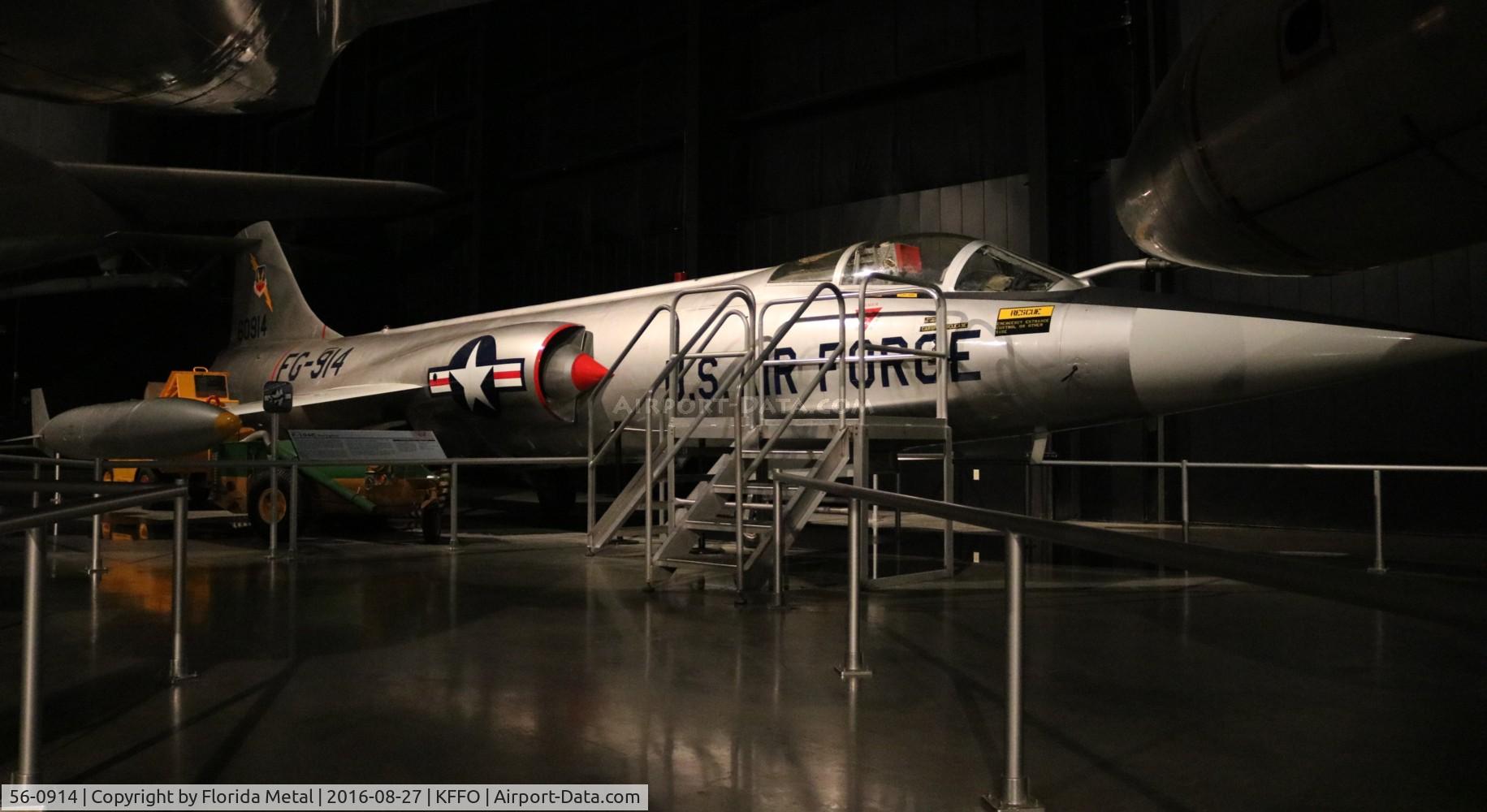 56-0914, 1956 Lockheed F-104C Starfighter C/N 383-1202, F-104 zx