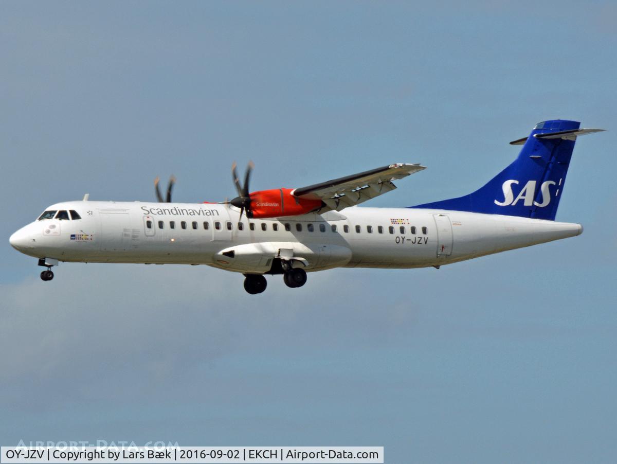 OY-JZV, 2008 ATR 72-212A C/N 789, RWY22L