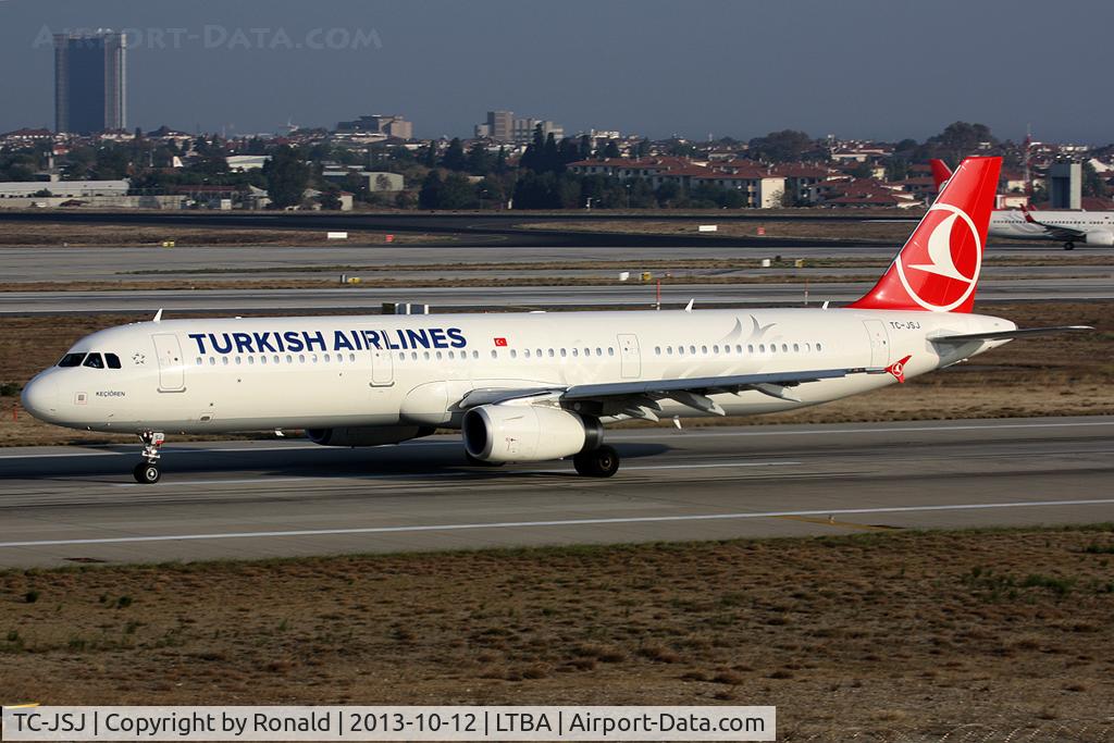 TC-JSJ, 2013 Airbus A321-231 C/N 5633, at ist
