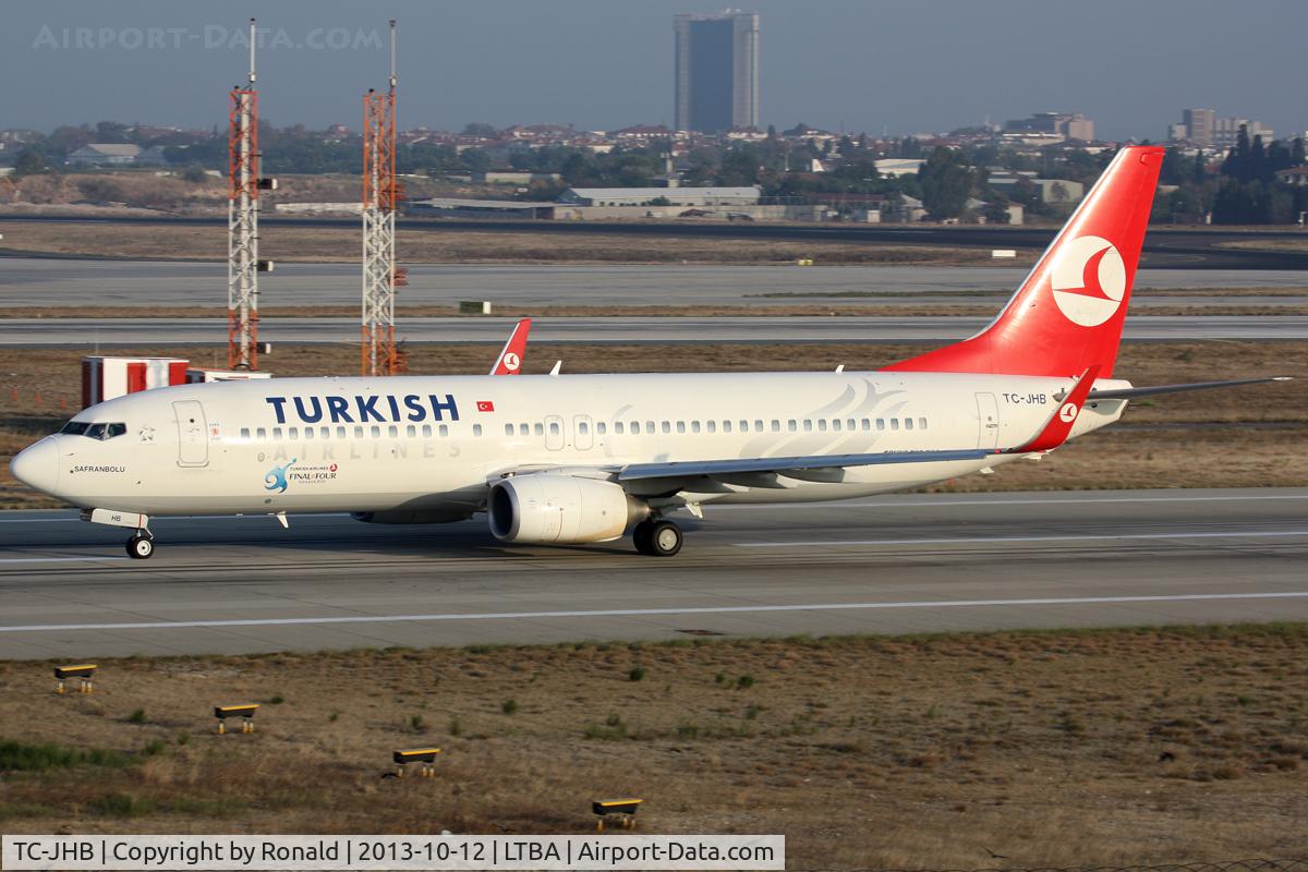 TC-JHB, 2008 Boeing 737-8F2 C/N 35741, at ist