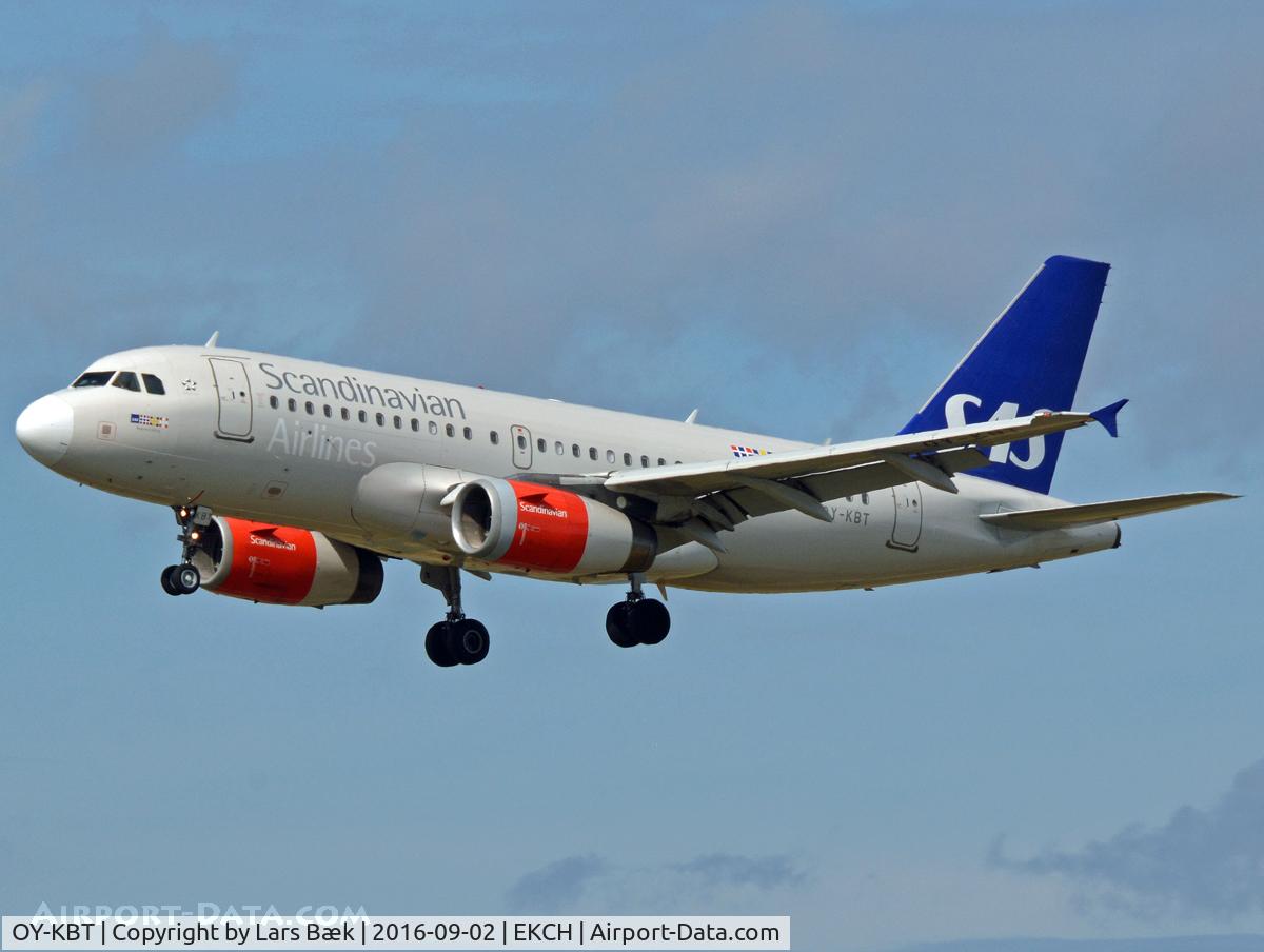 OY-KBT, 2007 Airbus A319-131 C/N 3292, RWY22L