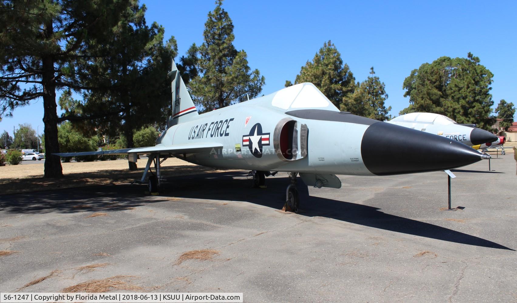 56-1247, 1956 Convair F-102A Delta Dagger C/N 8-10-464, F-102 zx