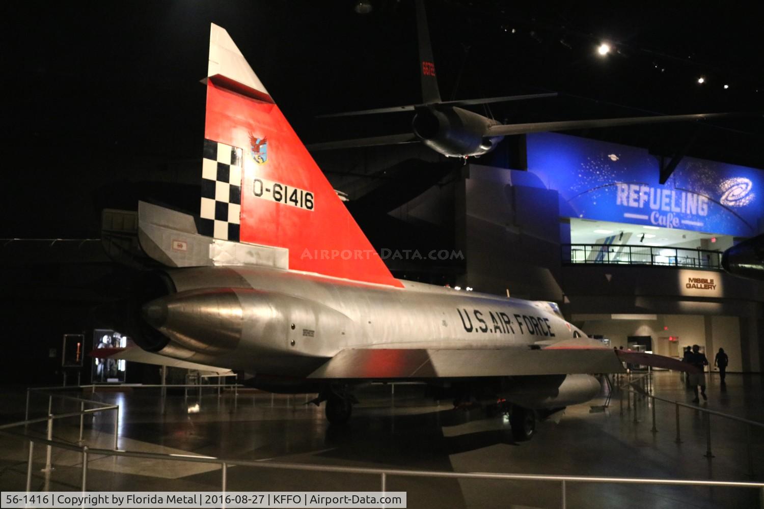 56-1416, 1956 Convair F-102A Delta Dagger C/N 8-10-363, F-102 zx