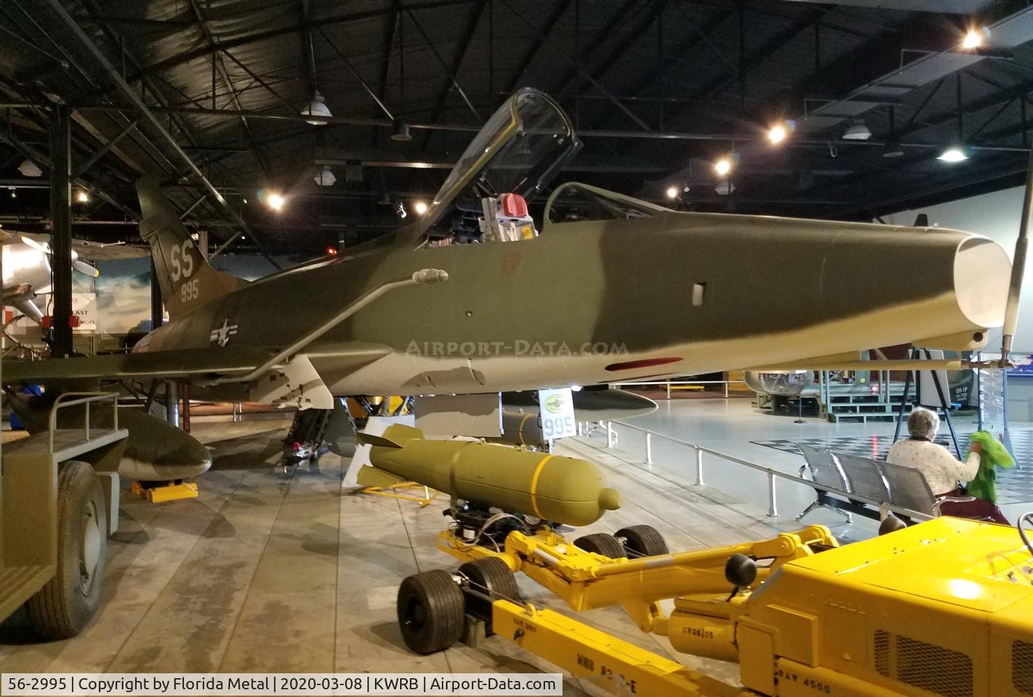 56-2995, 1956 North American F-100D Super Sabre C/N 235-93, F-100 zx