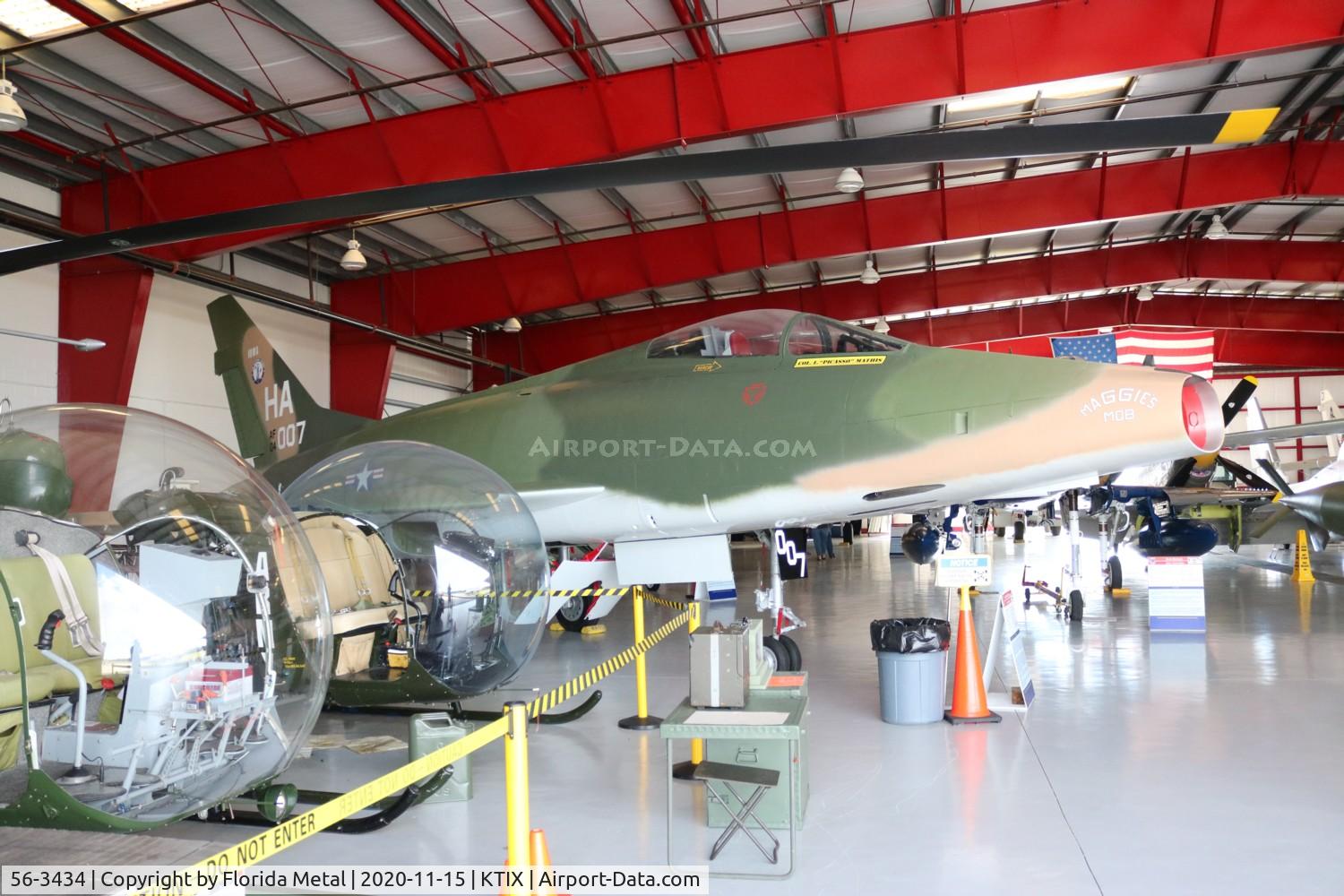 56-3434, 1956 North American F-100D Super Sabre C/N 245-84, F-100 zx