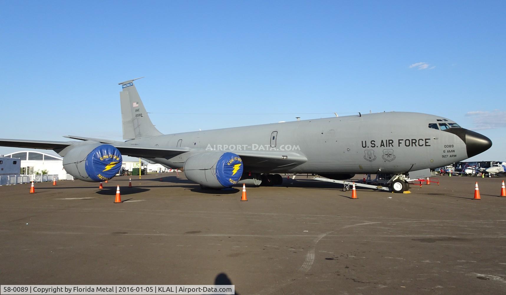 58-0089, 1958 Boeing KC-135T Stratotanker C/N 17834, KC-135T zx LAL