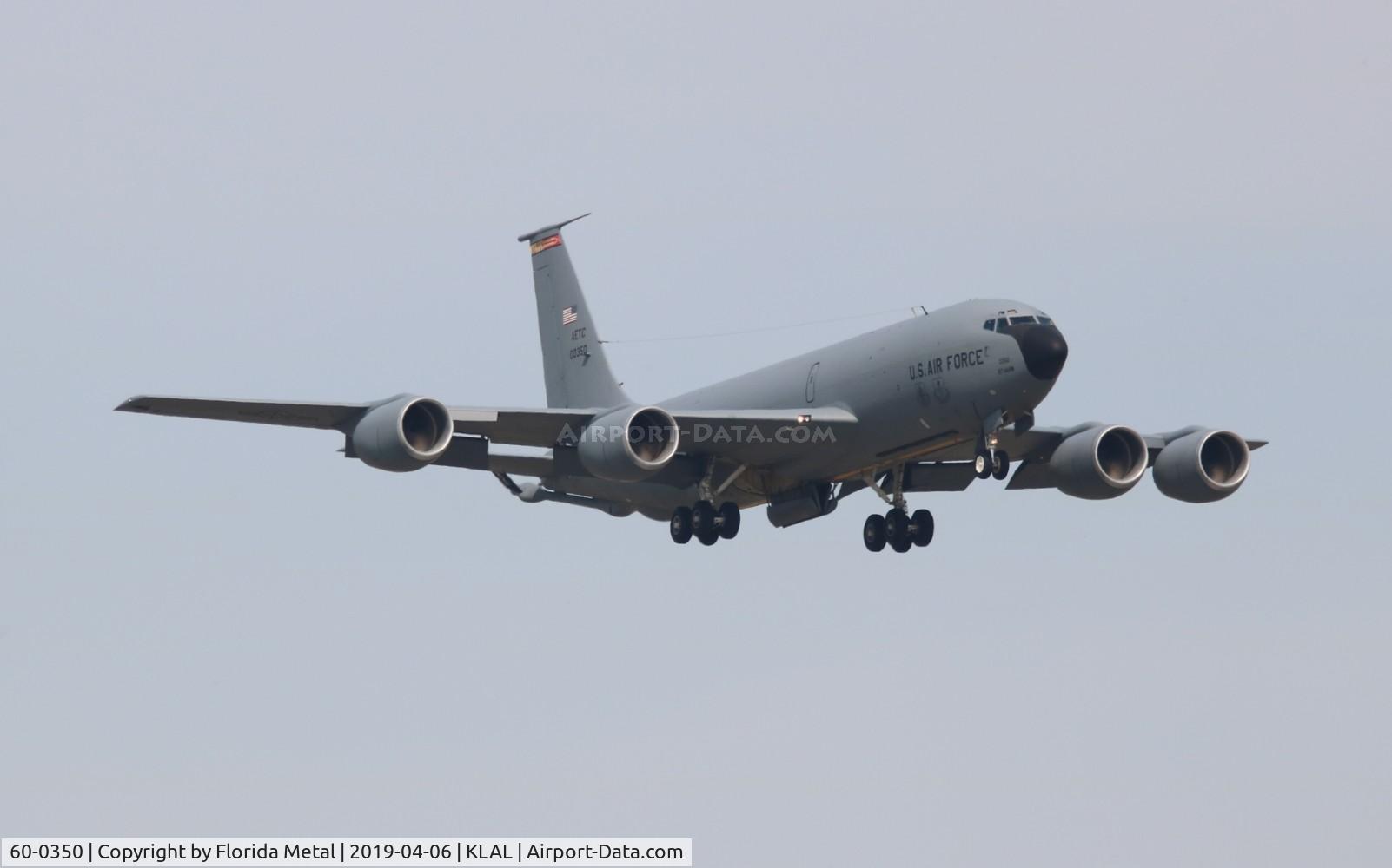 60-0350, 1960 Boeing KC-135R Stratotanker C/N 18125, KC-135R zx LAL