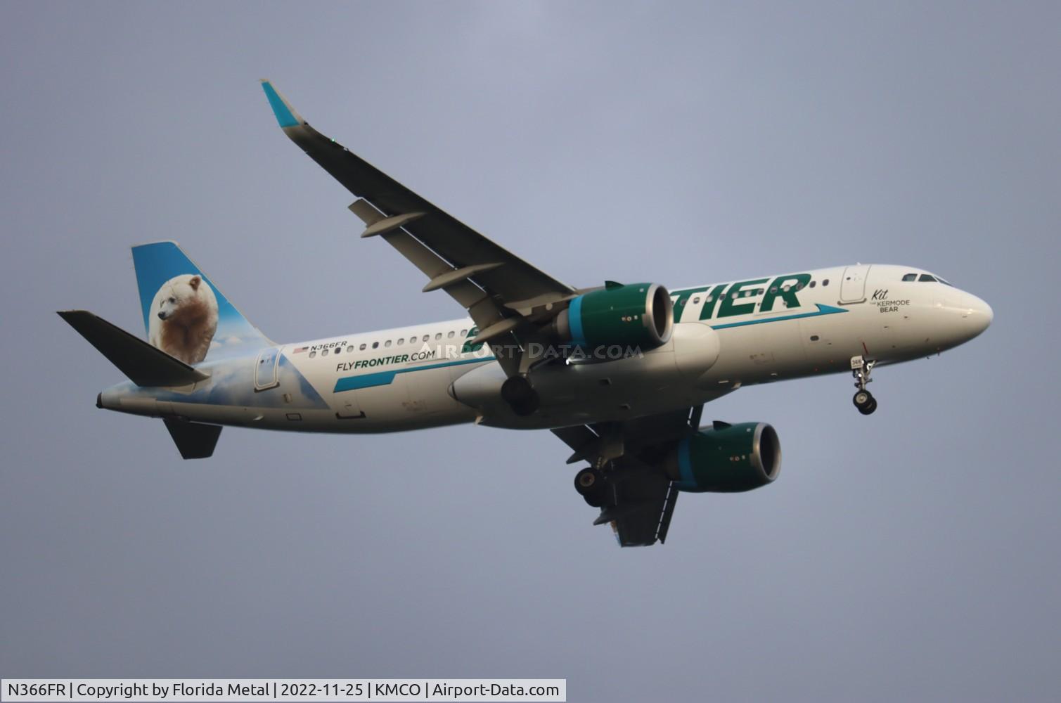 N366FR, 2020 Airbus A320-251N C/N 9465, MCO 2022