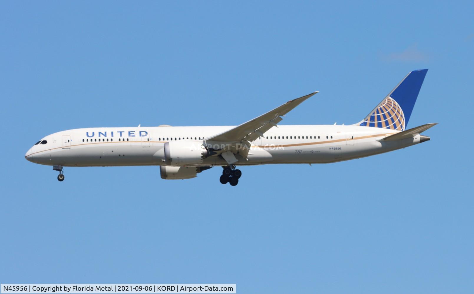 N45956, 2015 Boeing 787-9 Dreamliner C/N 40918, ORD 2021
