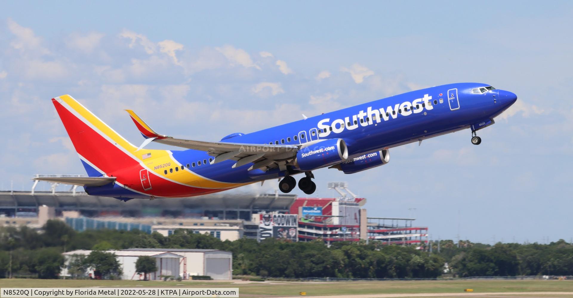 N8520Q, 2017 Boeing 737-8H4 C/N 42532, TPA 2022